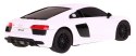 Auto Zdalnie sterowane + pilotAudi R8 Biały 1:24 RASTAR