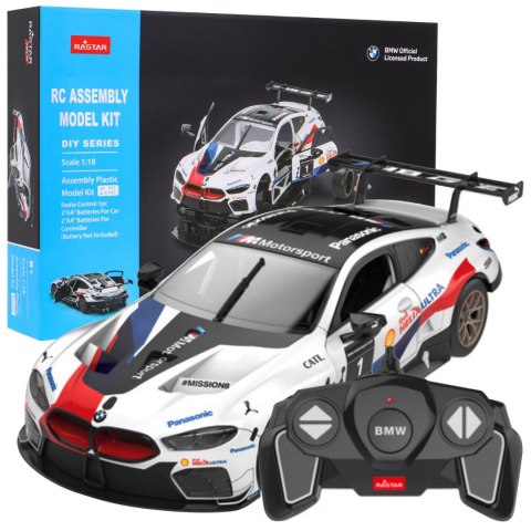 Autko Auto zdalnie sterowane  BMW M8 GTE 1:18 RASTAR