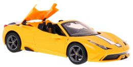 Autko R/C Ferrari 458 Speciale A Żółty 1:14 RASTAR