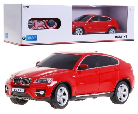 BMW X6 czerwone RASTAR model 1:24 Zdalnie sterowane Auto SUV + pilot