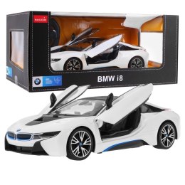 BMW i8 białe Auto samochód Zdalnie sterowane + pilot 2,4 GH