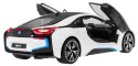 BMW i8 białe Auto samochód Zdalnie sterowane + pilot 2,4 GH