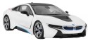 BMW i8 białe Auto samochód Zdalnie sterowane + pilot 2,4 GH