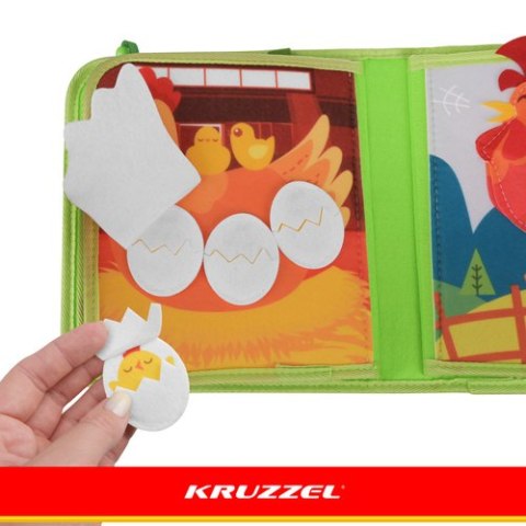 Książeczka manipulacyjna - farma Kruzzel