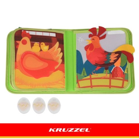 Książeczka manipulacyjna - farma Kruzzel