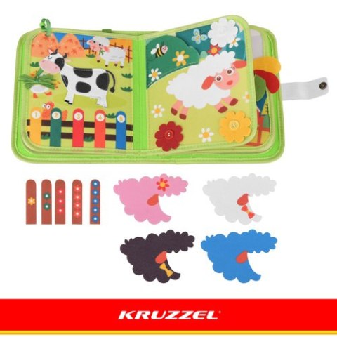Książeczka manipulacyjna - farma Kruzzel