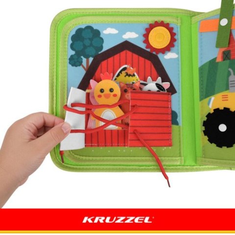 Książeczka manipulacyjna - farma Kruzzel