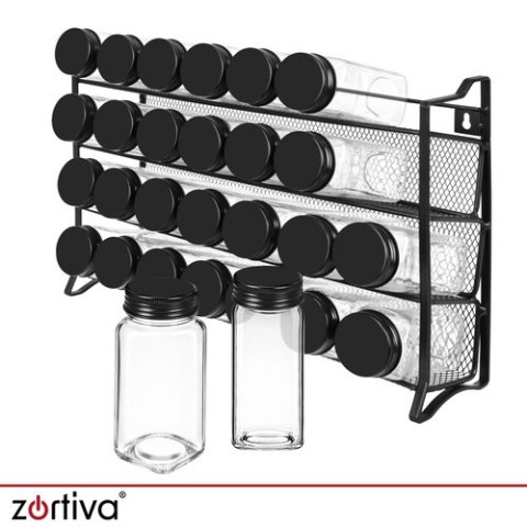 Pojemnik na przyprawy - 28szt. + organizer Zortiva