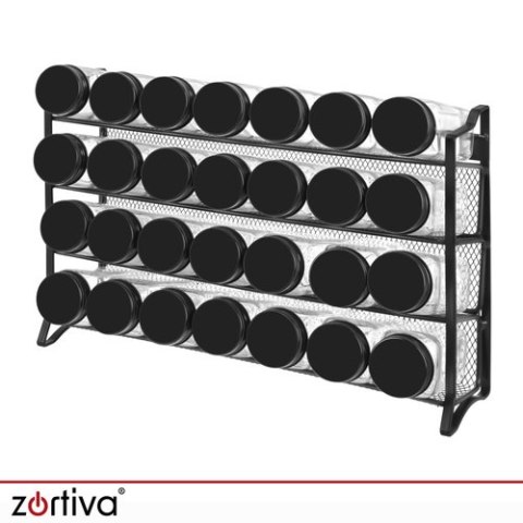 Pojemnik na przyprawy - 28szt. + organizer Zortiva