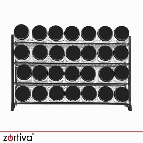 Pojemnik na przyprawy - 28szt. + organizer Zortiva