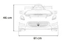 4x4 Bluetooth PILOT Auto na akumulator Maserati MC20 GT2