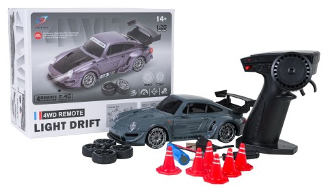 Autko R/C do Driftu 1:20 z Funkcją Świateł Zielony