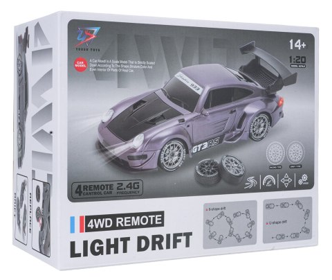 Autko R/C do Driftu 1:20 z Funkcją Świateł Zielony