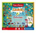 Gra planszowa Szukaj i Znajdź Zwierzęta Język Polski Clementoni 50291