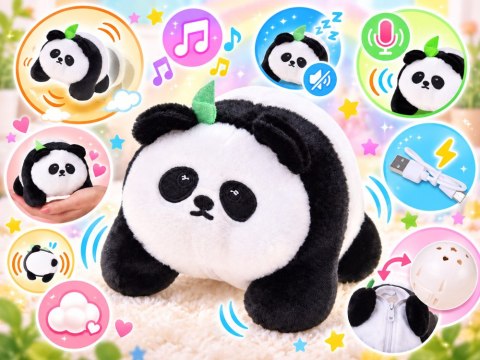 Panda interaktywna - nagrywa, wibruje i skacze do 30 melodii ZA6366