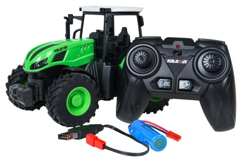 Traktor Zielony 1:24 z Pilotem