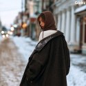 Czapka/kaptur zimowy- brązowy Glimz