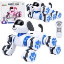 Pies Robot Zdalnie Sterowany RC 8 Kół Drift 360° Akrobacje Niebieski