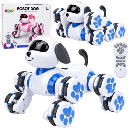Pies Robot Zdalnie Sterowany RC 8 Kół Drift 360° Akrobacje Niebieski