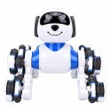 Pies Robot Zdalnie Sterowany RC 8 Kół Drift 360° Akrobacje Niebieski