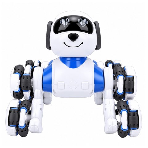 Pies Robot Zdalnie Sterowany RC 8 Kół Drift 360° Akrobacje Niebieski