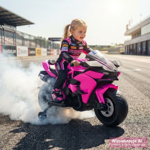 SUPER ŚCIGACZ 12 V, NOWOCZESNA BRYŁA, GAZ W MANETCE, DWA SILNIKI, KOŁA EVA/MOTOR-H