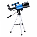 Teleskop Astronomiczny Dla Dzieci Statyw Niebieski Powiększenie 150x