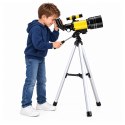 Teleskop Astronomiczny Dla Dzieci Statyw Żółty Powiększenie 150x