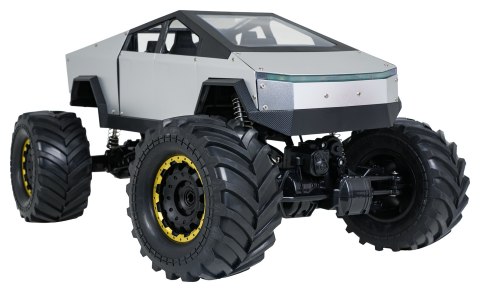 Auto R/C ROCK CRAWLER TRUCK Srebrny 1:8