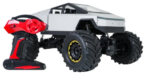 Auto R/C ROCK CRAWLER TRUCK Srebrny 1:8