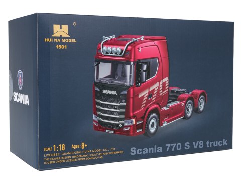 Ciężarówka SCANIA 770S R/C 1:18 Czerwona