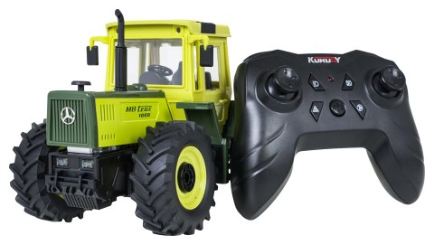 Traktor Zielony 1:24 z Pilotem Mercedes Benz