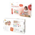VIGA Drewniany Zestaw do Prania Suszarka Ubranka Klamerki Montessori 27 el