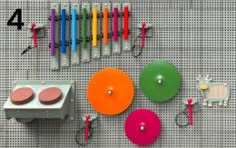MASTERKIDZ Zestaw naukowy STEM Tablice STEM + Outdoorowe instrumenty ścienne Towar Powystawowy - Pełnowartościowy