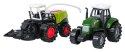 MEGA Zestaw Metalowy Traktor i Kombajn + Naczepy