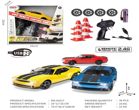 Auto Do Driftu SPORT + Akcesoria Niebieskie