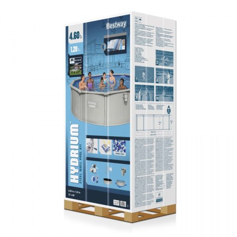 Basen Panelowy 15FT 460x120 cm HYDRIUM BESTWAY Basen Panelowy 15FT 460x120 cm HYDRIUM BESTWAY
