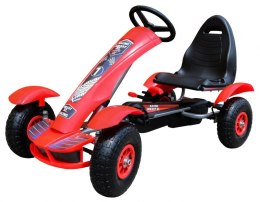 +Popowane koła +Max 50Kg  Quad Gokart na pedały dla dzieci 3-8 lata