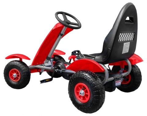 +Popowane koła +Max 50Kg  Quad Gokart na pedały dla dzieci 3-8 lata