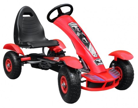 +Popowane koła +Max 50Kg  Quad Gokart na pedały dla dzieci 3-8 lata