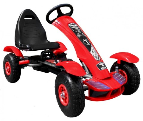 +Popowane koła +Max 50Kg  Quad Gokart na pedały dla dzieci 3-8 lata