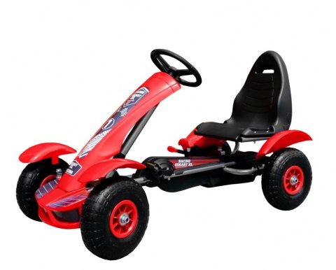 +Popowane koła +Max 50Kg  Quad Gokart na pedały dla dzieci 3-8 lata