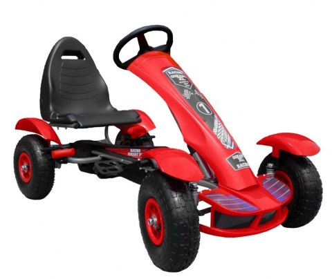 +Popowane koła +Max 50Kg  Quad Gokart na pedały dla dzieci 3-8 lata