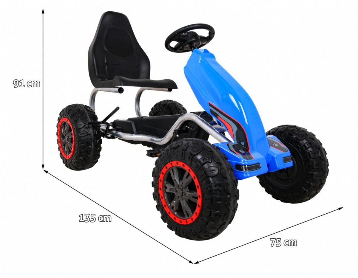 Duży Gokart STRONG Niebieski Duży Gokart STRONG Niebieski