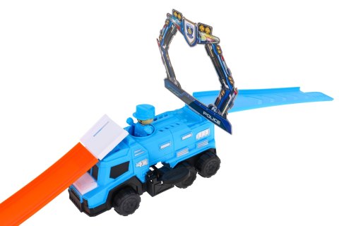 Ekstramalny tor wyścigowy Autko zmieniające kolor 2 pętle + wyrzutnia