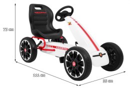 Gokart ABARTH Biały