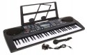 Keyboard dla dzieci 5+ Mikrofon Stojak na nuty USB MP3 Taktomierz