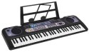 Keyboard dla dzieci 5+ Stojak na nuty Mikrofon + Nagrywanie Radio USB