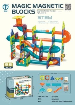 Klocki Magnetyczne Zestaw 96 elementów