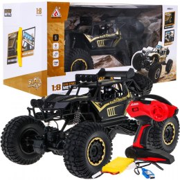 4x4Metalowy crawler Rock Auto Zdalnie sterowane + pilot samochód